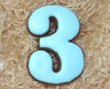 Пряник цифра "3" цвет в ассортименте - Магазин для кондитеров "Творим чудеса"