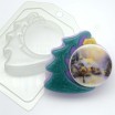 Пластиковая форма "Ёлка с шариком" под водорастворимку - Магазин для кондитеров "Творим чудеса"