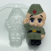 Пластиковая форма "Малыш / Солдат" - Магазин для кондитеров "Творим чудеса"