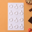 Силиконовая форма для шоколада "Колечки", 12 ячеек - Магазин для кондитеров "Творим чудеса"