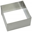 Форма металлическая Квадрат 12х12 см; h 5 см, толщина 0,5 мм - Магазин для кондитеров "Творим чудеса"