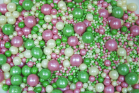 Драже зерновое в глазури микс (цвет: белый, розовый, зелёный d 12-13, 6-8, 2-5 мм, 50 гр) - Магазин для кондитеров "Творим чудеса"