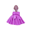 Силиконовый молд 2,5D "Девушка в платье" (1521) - Магазин для кондитеров "Творим чудеса"