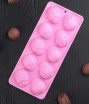 Силиконовая форма для шоколада "Пасхальные яйца" 10 ячеек - Магазин для кондитеров "Творим чудеса"