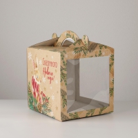 Коробка под пряничный домик, 20х20х20 см - Магазин для кондитеров "Творим чудеса"