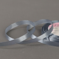 Атласная лента цвет: серый (1см, 23 м) - Магазин для кондитеров "Творим чудеса"