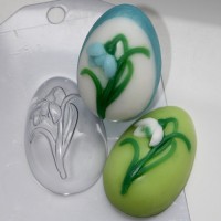 Пластиковая форма Яйцо/Подснежник - Магазин для кондитеров "Творим чудеса"