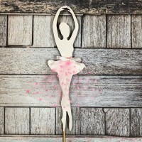 Топпер декорированный "Балерина №1" - Магазин для кондитеров "Творим чудеса"