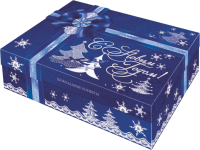 Коробка подарочная "Снежный лес" 23,5х18,7х6,5 см - Магазин для кондитеров "Творим чудеса"