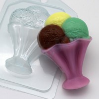 Пластиковая форма Мороженое/Шарики в креманке - Магазин для кондитеров "Творим чудеса"