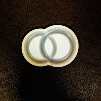 Силиконовая форма-топпер "Обручальные кольца" (692) - Магазин для кондитеров "Творим чудеса"
