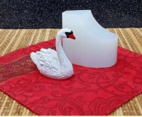Силиконовый молд 3D "Белый лебедь" мини (арт. 961) - Магазин для кондитеров "Творим чудеса"