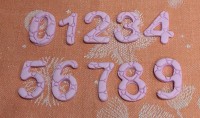 Сахарная цифра, цвет: розовый  - Магазин для кондитеров "Творим чудеса"