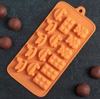 Силиконовая форма для шоколада "Детские игрушки" - Магазин для кондитеров "Творим чудеса"