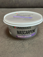 Сыр маскарпоне без лактозы "UNAGRANDE" 80%, 250 гр - Магазин для кондитеров "Творим чудеса"
