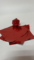 Фольга для конфет "Красная" 10х10 см (10 шт) - Магазин для кондитеров "Творим чудеса"