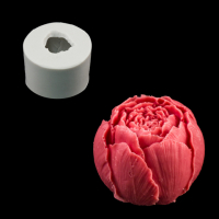 Силиконовый молд 3D "Пионовидная роза" 4,5х5 см - Магазин для кондитеров "Творим чудеса"