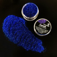 Глиттер съедобный пищевой (мелкая фракция) Синий Caramella, 5 гр - Магазин для кондитеров "Творим чудеса"