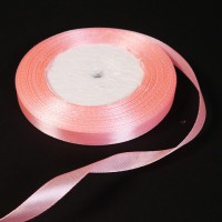 Атласная лента цвет: розовый (1см, 30 м) - Магазин для кондитеров "Творим чудеса"