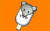 Пластиковая форма Мороженное Мышка - Магазин для кондитеров "Творим чудеса"