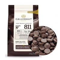 Шоколад тёмный 54,5% Callebaut 2,5 кг - Магазин для кондитеров "Творим чудеса"