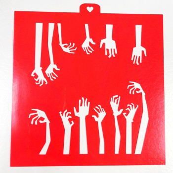 Трафарет "Руки мертвецов" - Магазин для кондитеров "Творим чудеса"